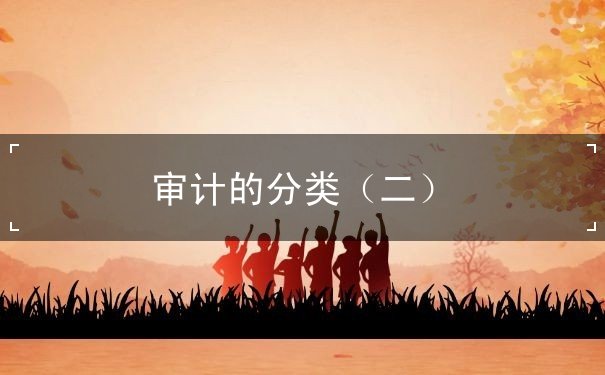 審計分類內(nèi)部審計外部審計