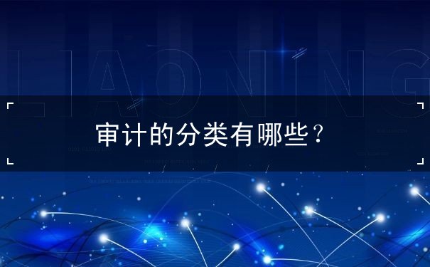 審計(jì)的分類