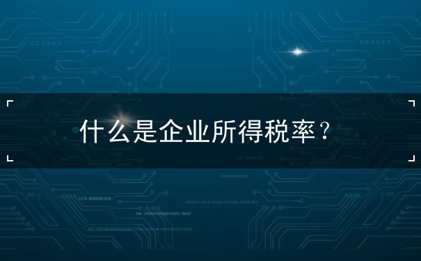 企業(yè)所得稅稅率