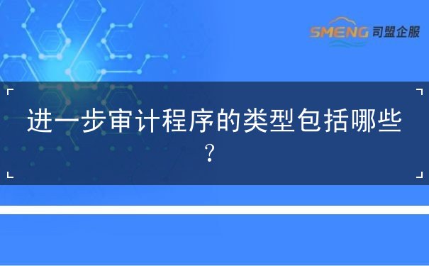 進一步審計程序的類型