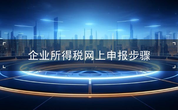 企業(yè)所得稅網(wǎng)上申報(bào)步驟